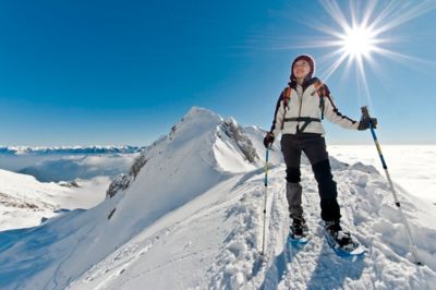 snow hiking